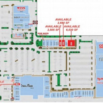 Plan of mall Brentwood Place Shopping Center