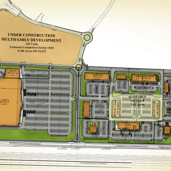 Plan of mall Briargate Crossing