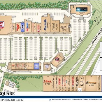 Plan of mall Brickyard Square