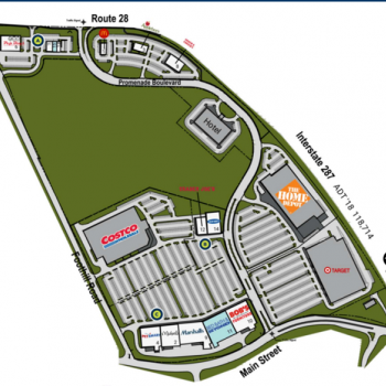Plan of mall Bridgewater Promenade