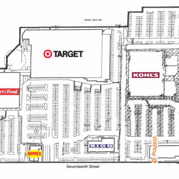 Plan of mall Bristol Marketplace
