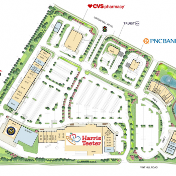Plan of mall Bristow Center