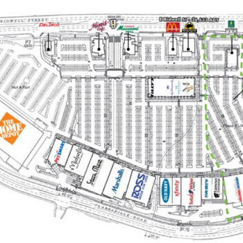 Plan of mall Broadstone Plaza II