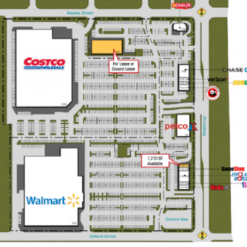 Plan of mall Broadway Plaza - Chula Vista