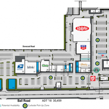Plan of mall Brookhurst Shopping Center