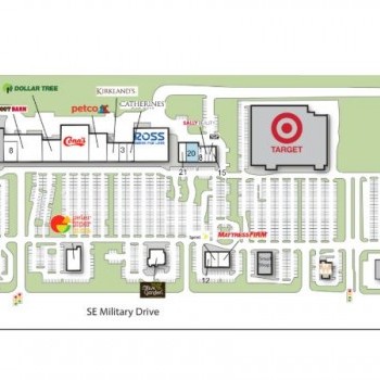Plan of mall Brooks Corner