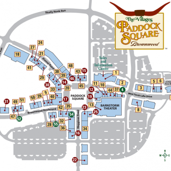 Plan of mall Brownwood Paddock Square