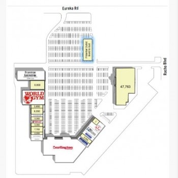Plan of mall Burlington Square