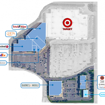 Plan of mall Burnhaven Shopping Center