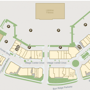 Plan of mall Burr Ridge Village Center
