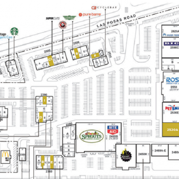 Plan of mall Camarillo Village Square