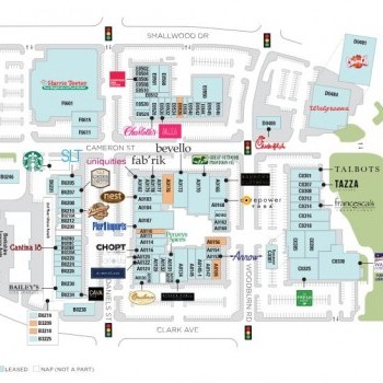 Plan of mall Cameron Village