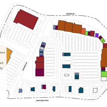 Plan of mall Camp Creek Marketplace
