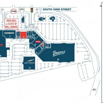 Plan of mall Camp Hill Shopping Center