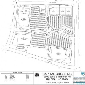 Plan of mall Capital Crossing