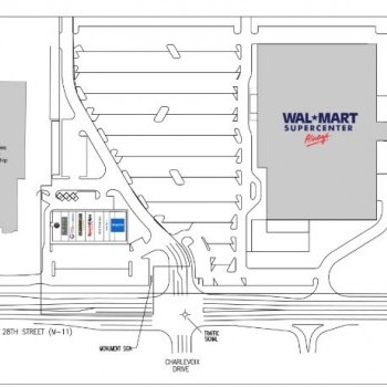 Plan of mall Cascade Crossing