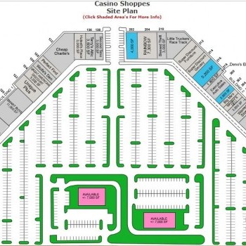 Plan of mall Casino Shoppes