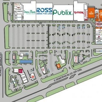 Plan of mall Casselberry Commons