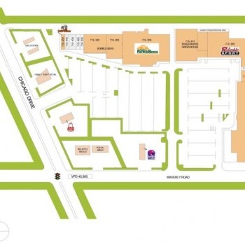 Plan of mall Cedar Village Plaza