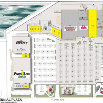 Plan of mall Centennial Plaza