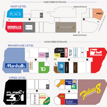 Plan of mall Center City Mall