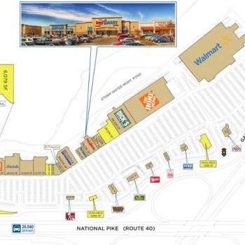 Plan of mall Centre at Hagerstown