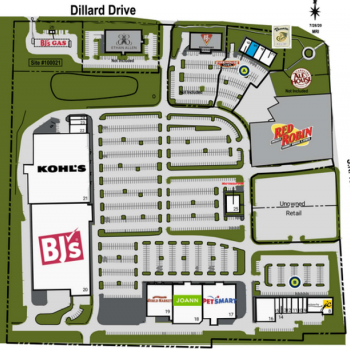 Plan of mall Centrum at Crossroads