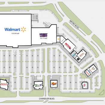 Plan of mall Chandler Gateway