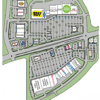 Plan of mall Chapel Hills East