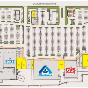 Plan of mall Charleston Plaza
