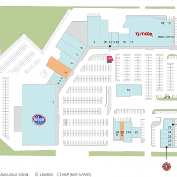 Plan of mall Cherry Grove Plaza