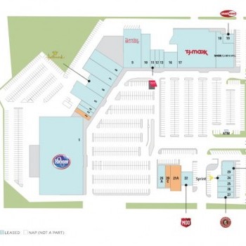 Plan of mall Cherry Grove Plaza
