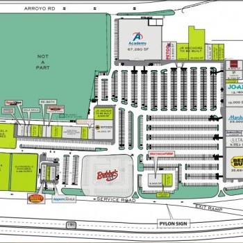Plan of mall Chimney Rock
