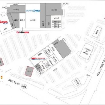 Plan of mall Circle Shopping Center