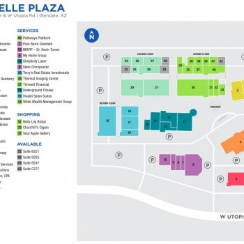 Plan of mall Citadelle Plaza