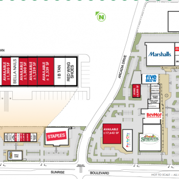 Plan of mall Citrus Town Center