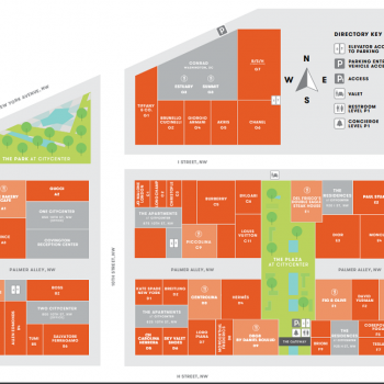 Plan of mall CityCenterDC