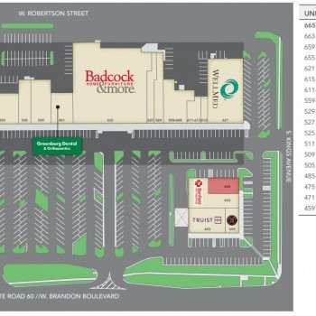 Plan of mall Clayton Plaza