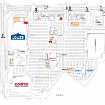 Plan of mall Clearwater Mall
