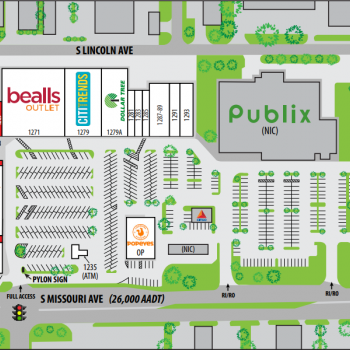 Plan of mall Clearwater Plaza