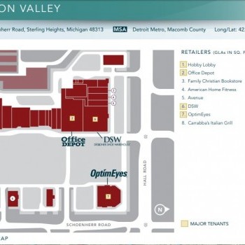 Plan of mall Clinton Valley