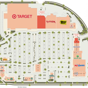 Plan of mall Clovis Commons