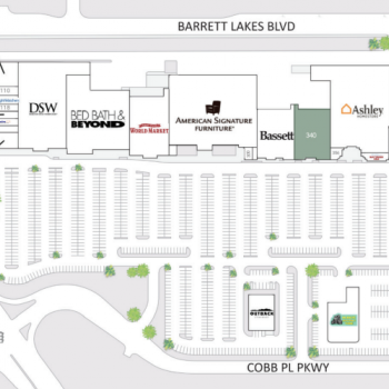 Plan of mall Cobb Place