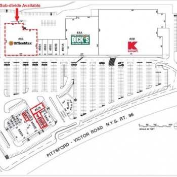 Plan of mall Cobblestone Court