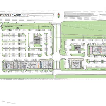 Plan of mall Cobblestone Plaza