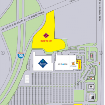 Plan of mall Cobblestone Square Shopping Ctr
