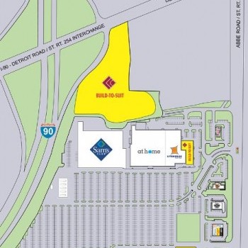 Plan of mall Cobblestone Square Shopping Ctr