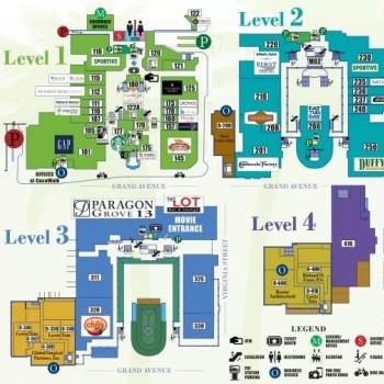 Plan of mall CocoWalk
