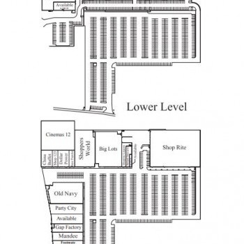 Plan of mall Columbia Park Center