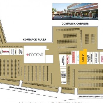 Plan of mall Commack Shopping Center
